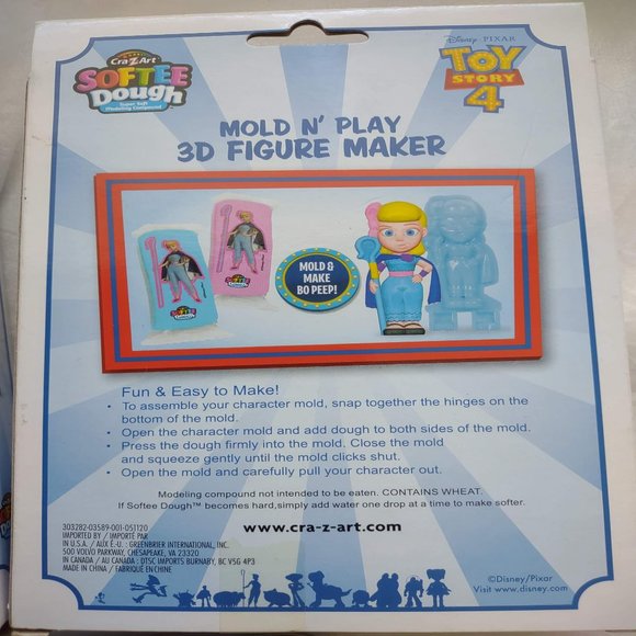 NWT 3 Piece Disney Pixar Toy Story 4 Mold N' Play 3D Figure Maker and Puzzle Set - Picture 6 of 7